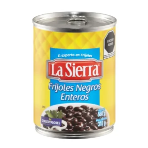 FRIJOLES NEGROS ENTEROS - LA SIERRA   560 g