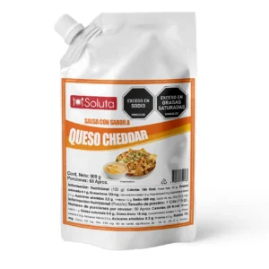 SALSA SABOR QUESO CHEDDAR - SOLUTA X 900 g