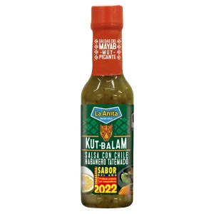 SALSA CON CHILE HABANERO TATEMADO KUT-BALAM - LA ANITA X 150 ml