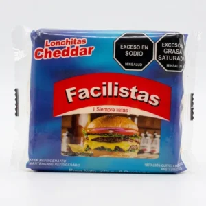 LONCHA FACILISTA QUESO AMERICANO x 16 ud