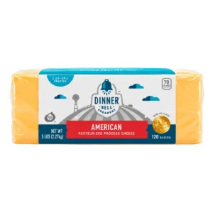QUESO AMERICANO AMARILLO DINNER BELL x 5 lb  (160 Tajadas)